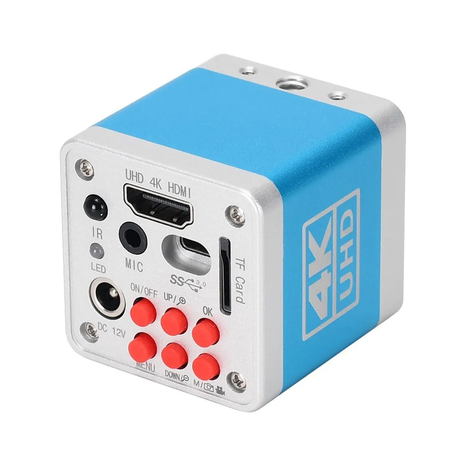 HY-6110 DC 12V 4K Microscope Camera Telescope Electronic USB Camera &32G TF Card