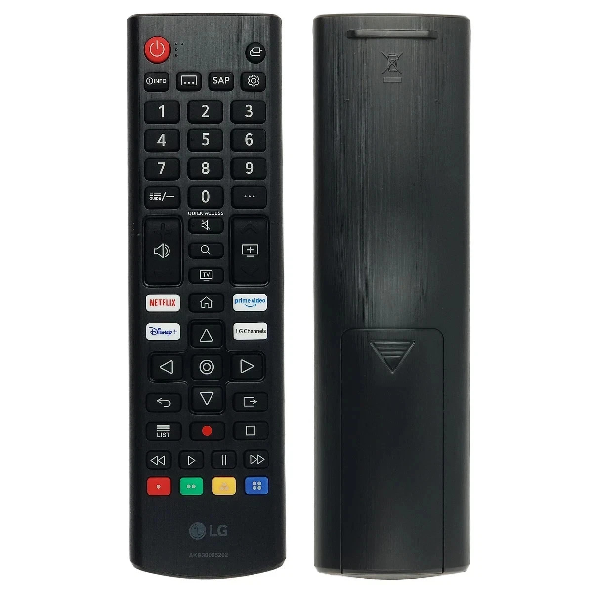 Original LG AKB30087201 TV Remote Netflix Disney Prime Video Keys with batteries
