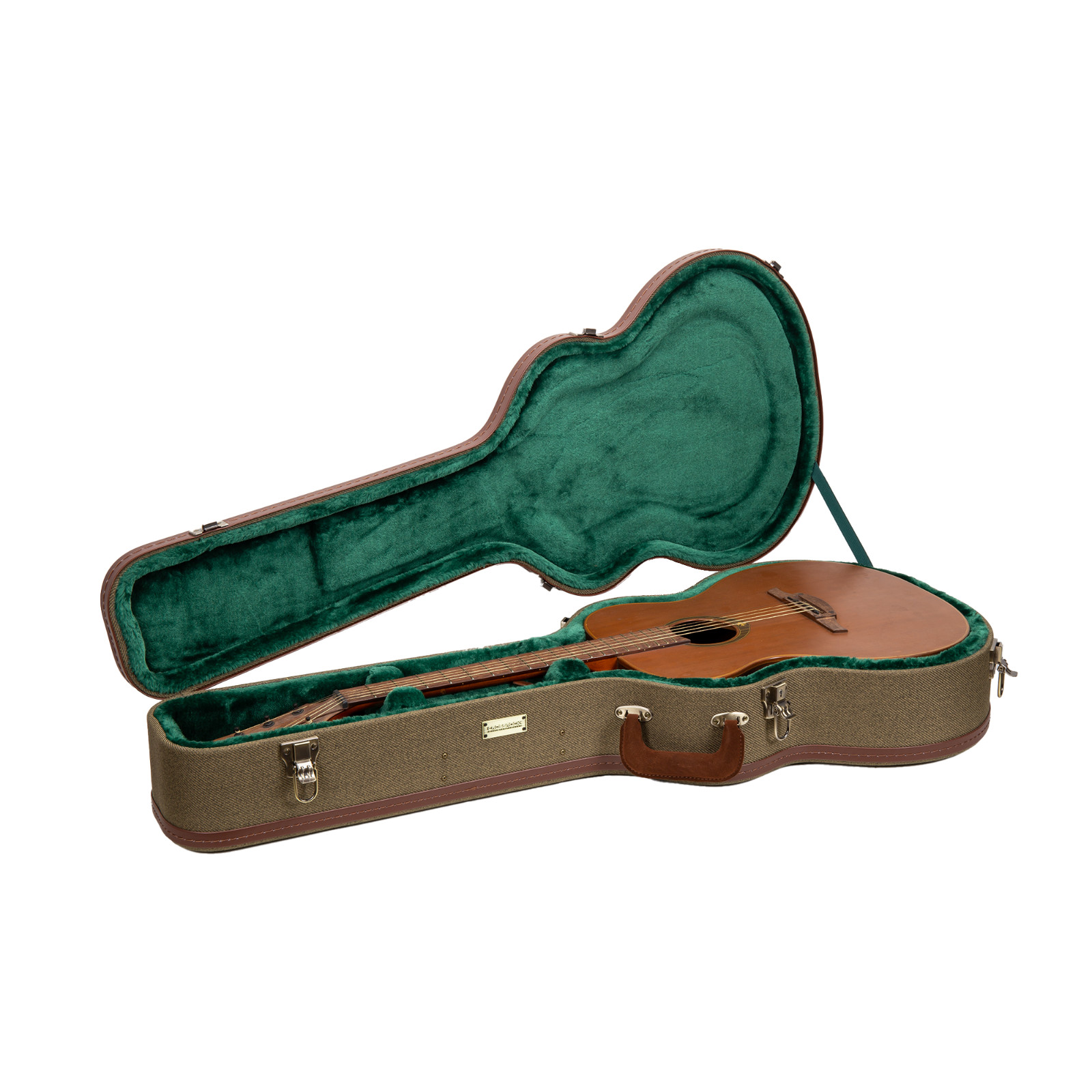 Crossrock Master Series-Wooden OM/Martin 000-14 Fret Acoustic Guitar Case