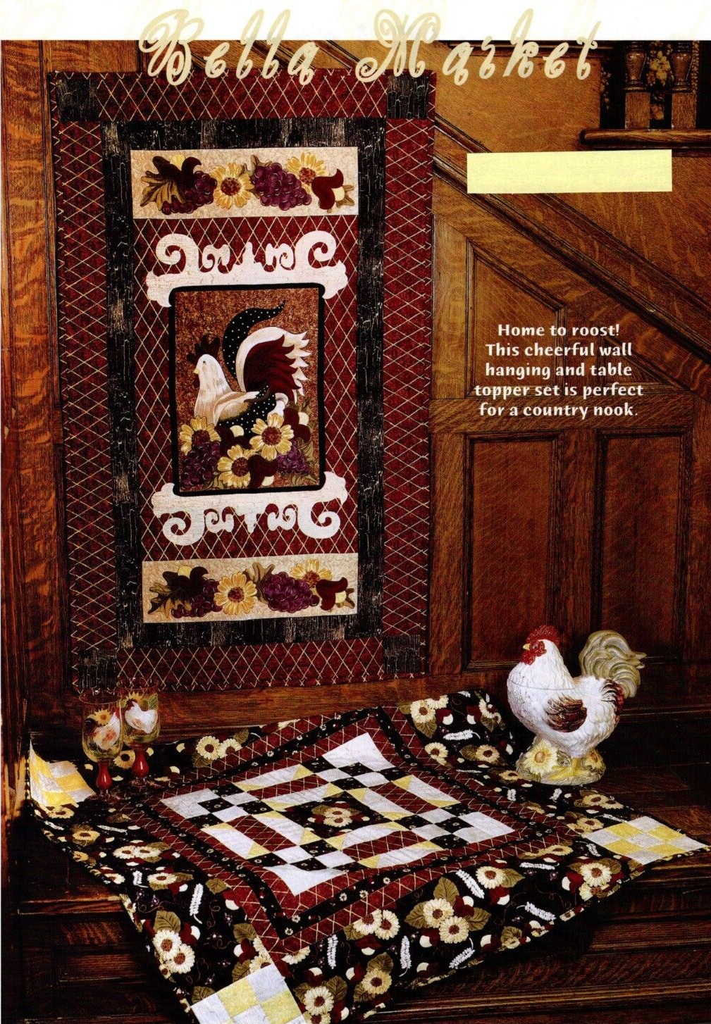 Bella Market Quilt Pattern Pieced PK