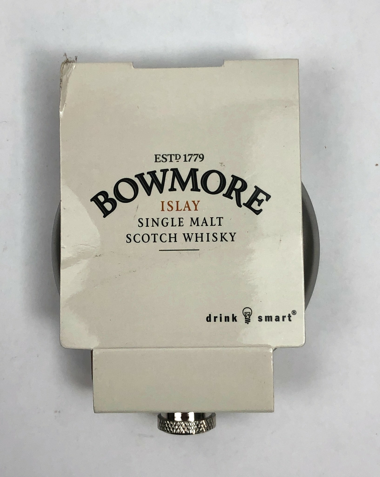 Bowmore EST9 1979 Islay Bonus Flask Single Malt Scotch Whisky NEW Lot of 2