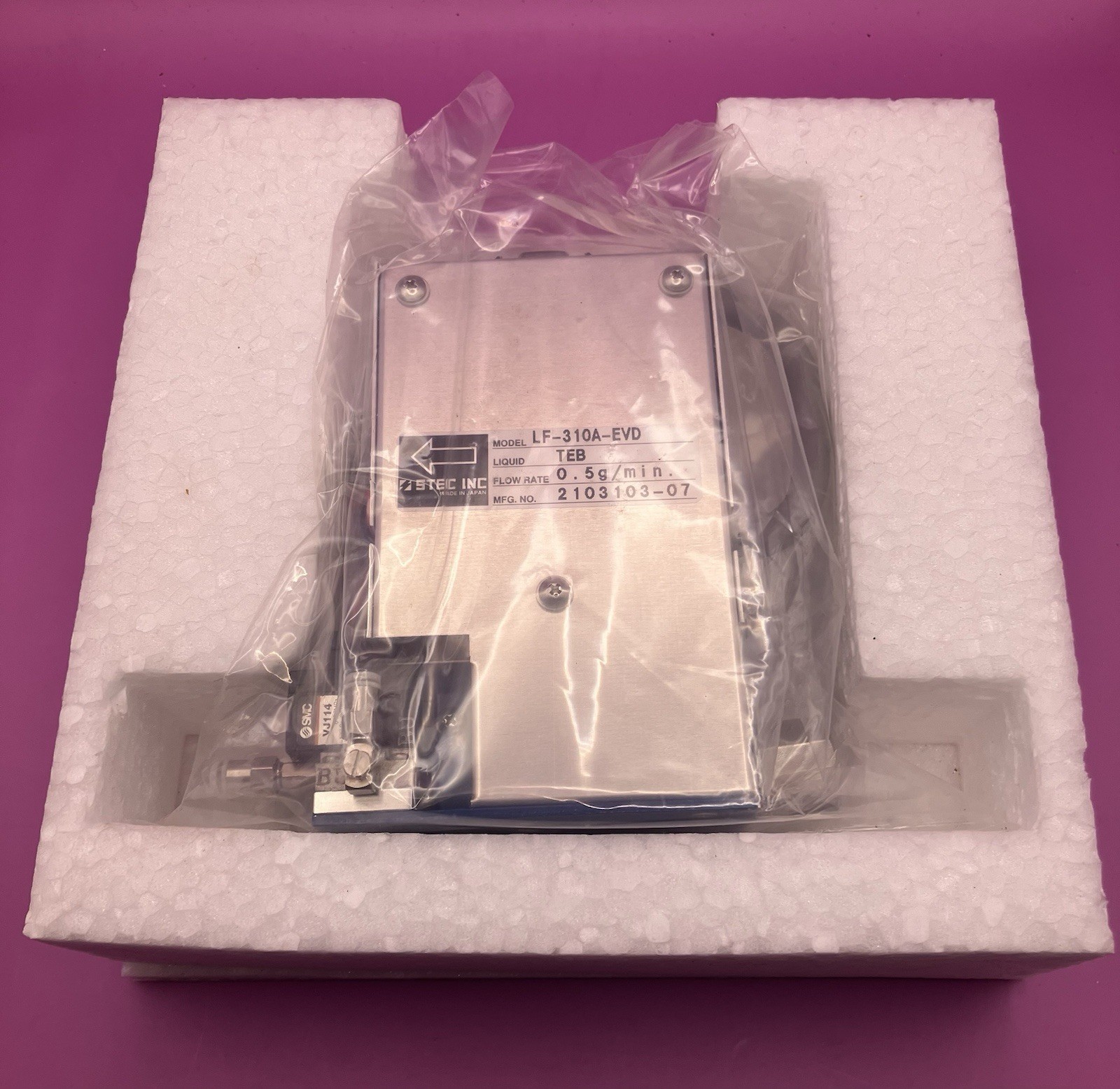 STEC	LF-310A-EVD TEB 0.5g/min   3030-05744 mass flow controller (e212 y1)