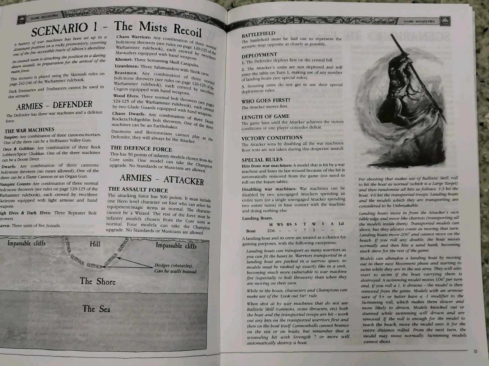 Warhammer Dark Shadows Supplement Book Games Workshop 2001 Albion OOP Paper Back