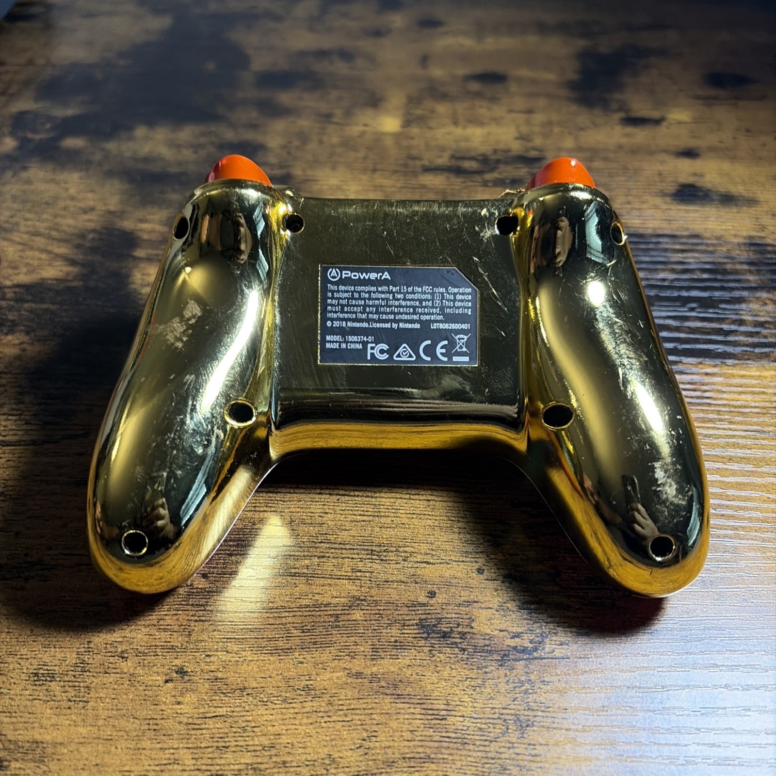 Metroid Red & Gold Samus Power A PowerA Wired Controller Nintendo Switch