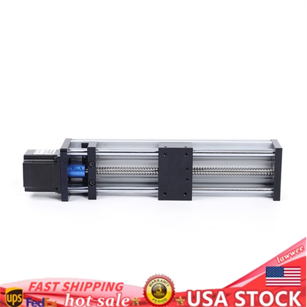 200mm Nema23 Stepper Motor Linear Actuator 3A Lead Screw Length Sliding