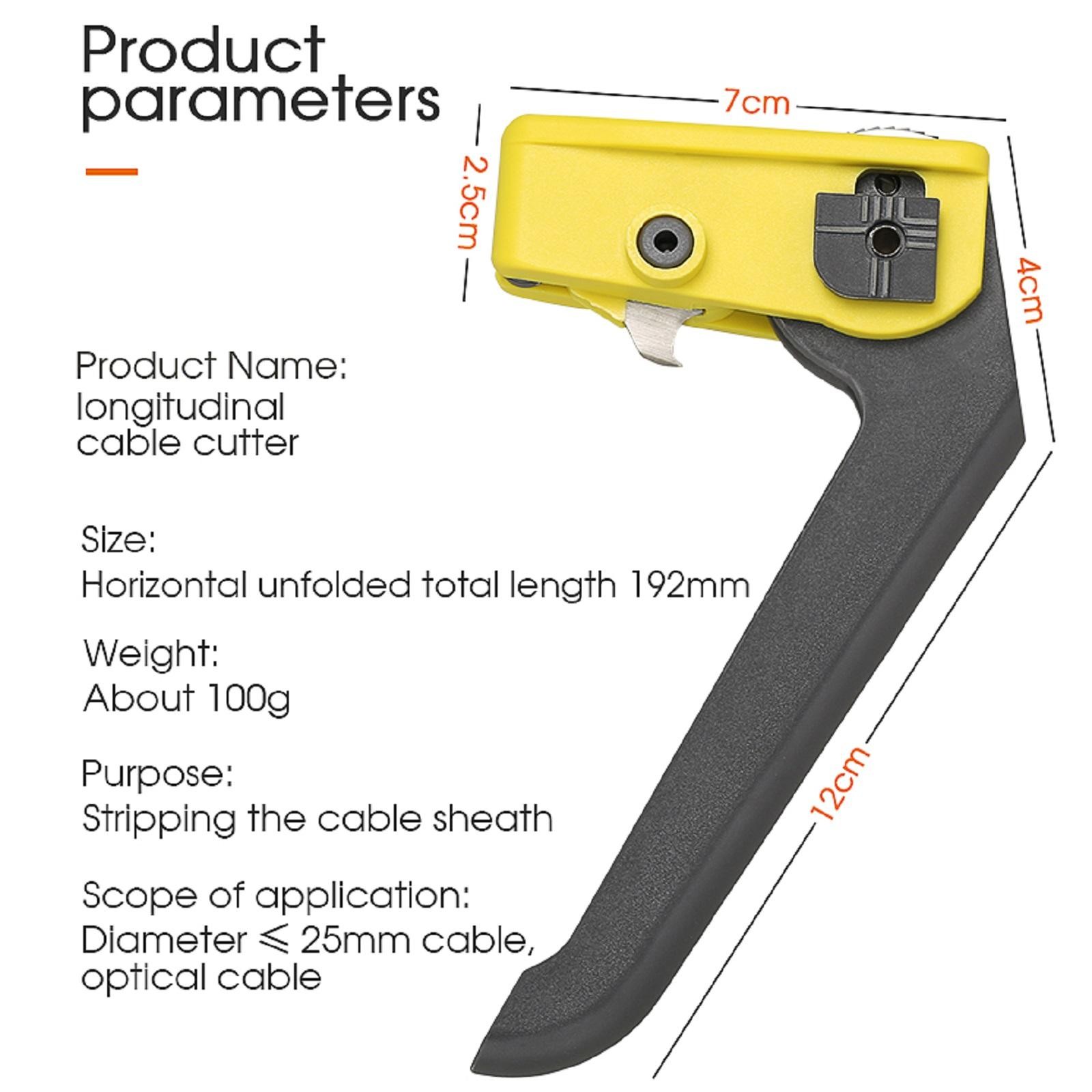 Fiber Optic Cable Stripping Knife KMS-K Longitudinal Cable Cutter Slitter B