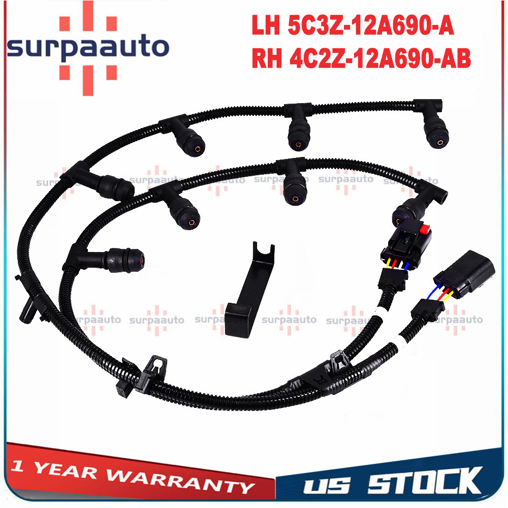 Powerstroke Diesel Glow Plug Harness For Ford 6.0 04-10 5C3Z12A690A&4C2Z12A690AB