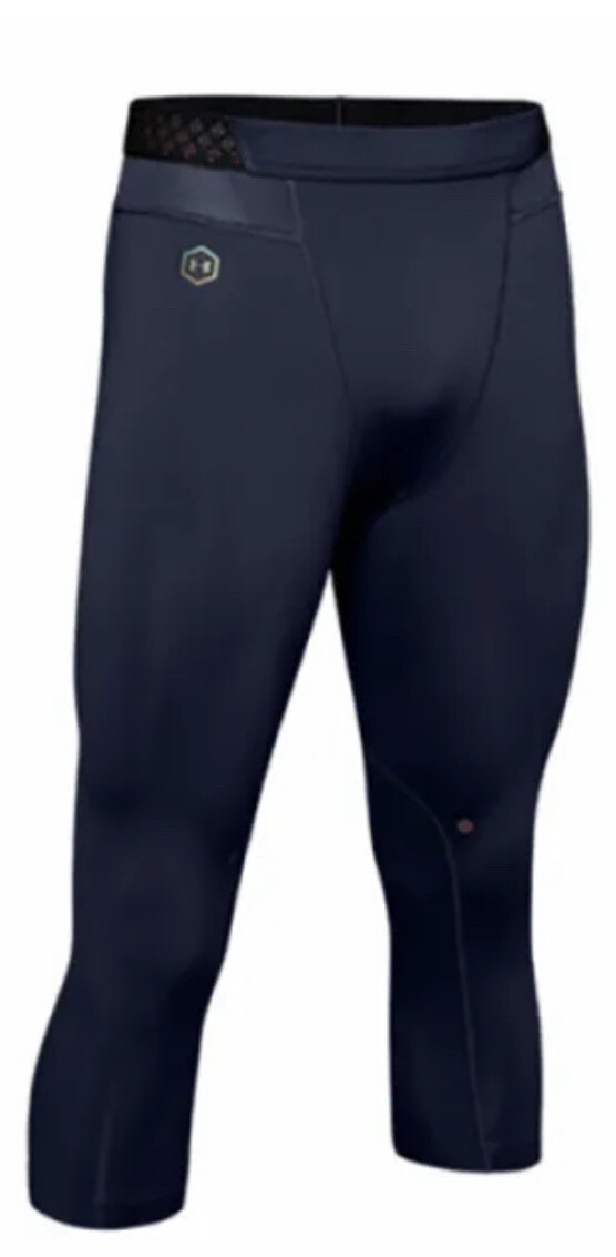 Under Armour Mens XL UA RUSH 3/4 Leggings Pants HEATGEAR 1327647 New Fast Ship