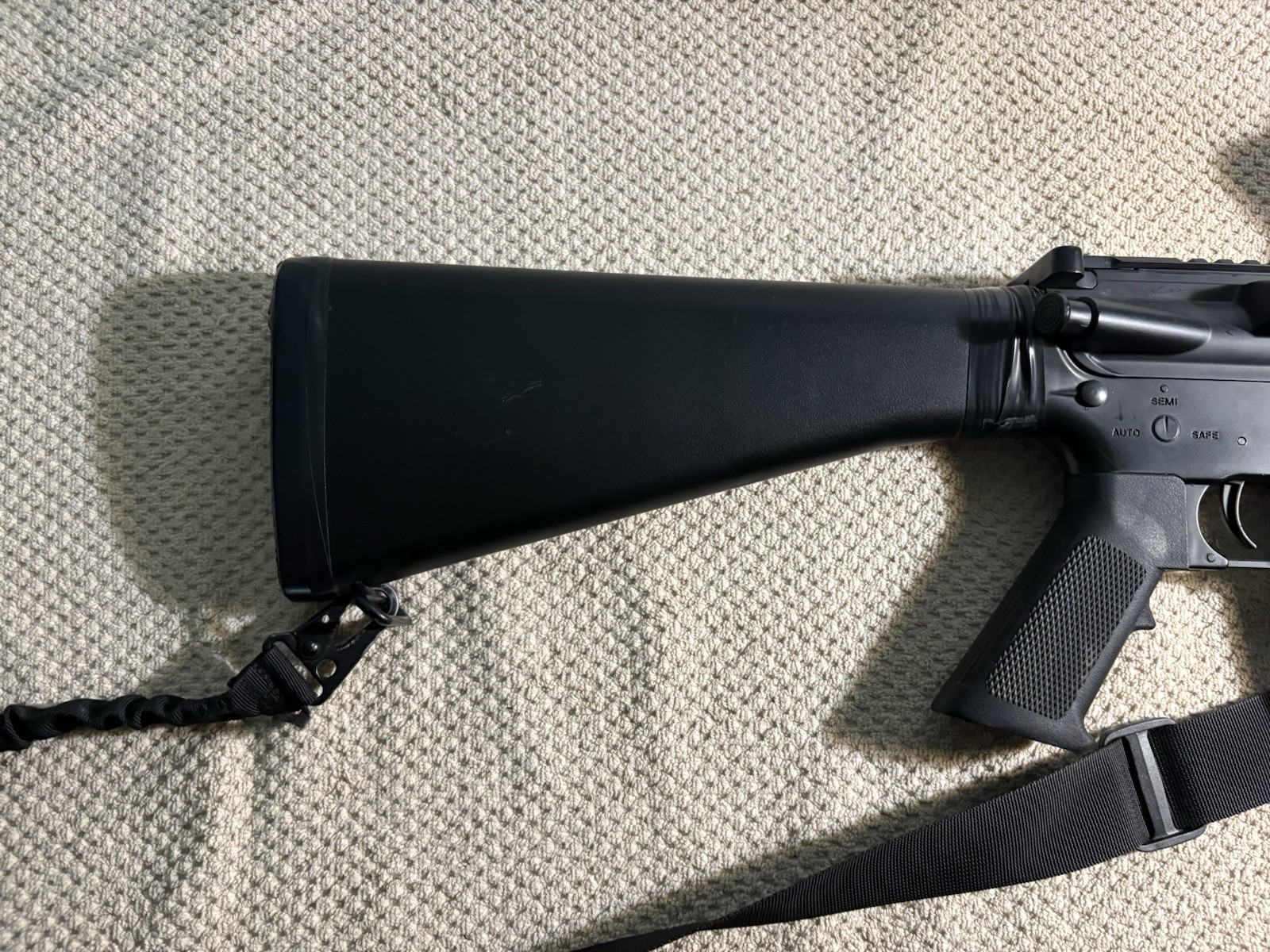 Cyma M16A3 Airsoft Rifle Fixed Stock w/ Sling Included & Red Dot Sight
