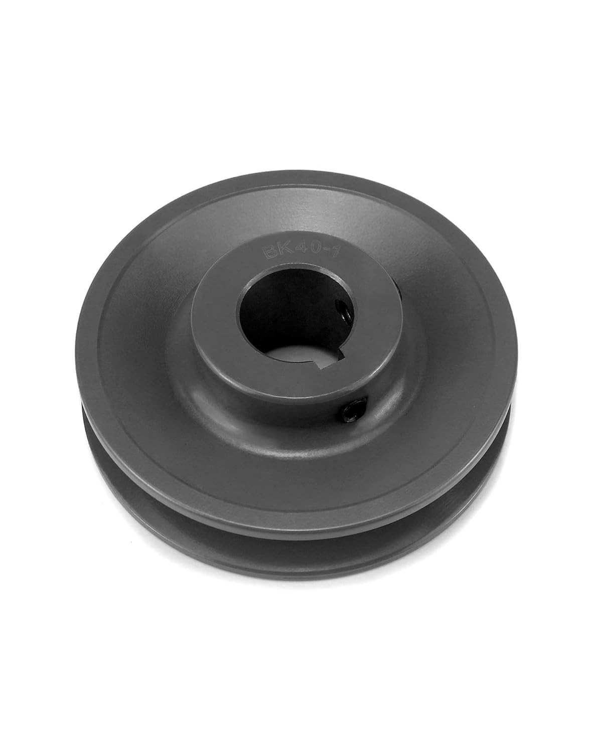 BK401 V Belt Pulley 3.95in OD 1in Bore Cast Iron Single Groove Sheave 6330RPM