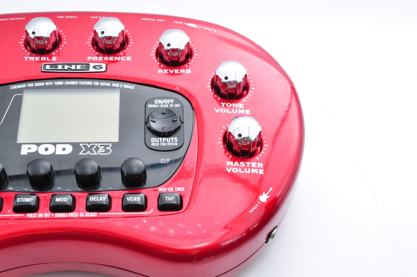 LINE6 POD X3 Multi-Effects w/Adapter Working QC22186
