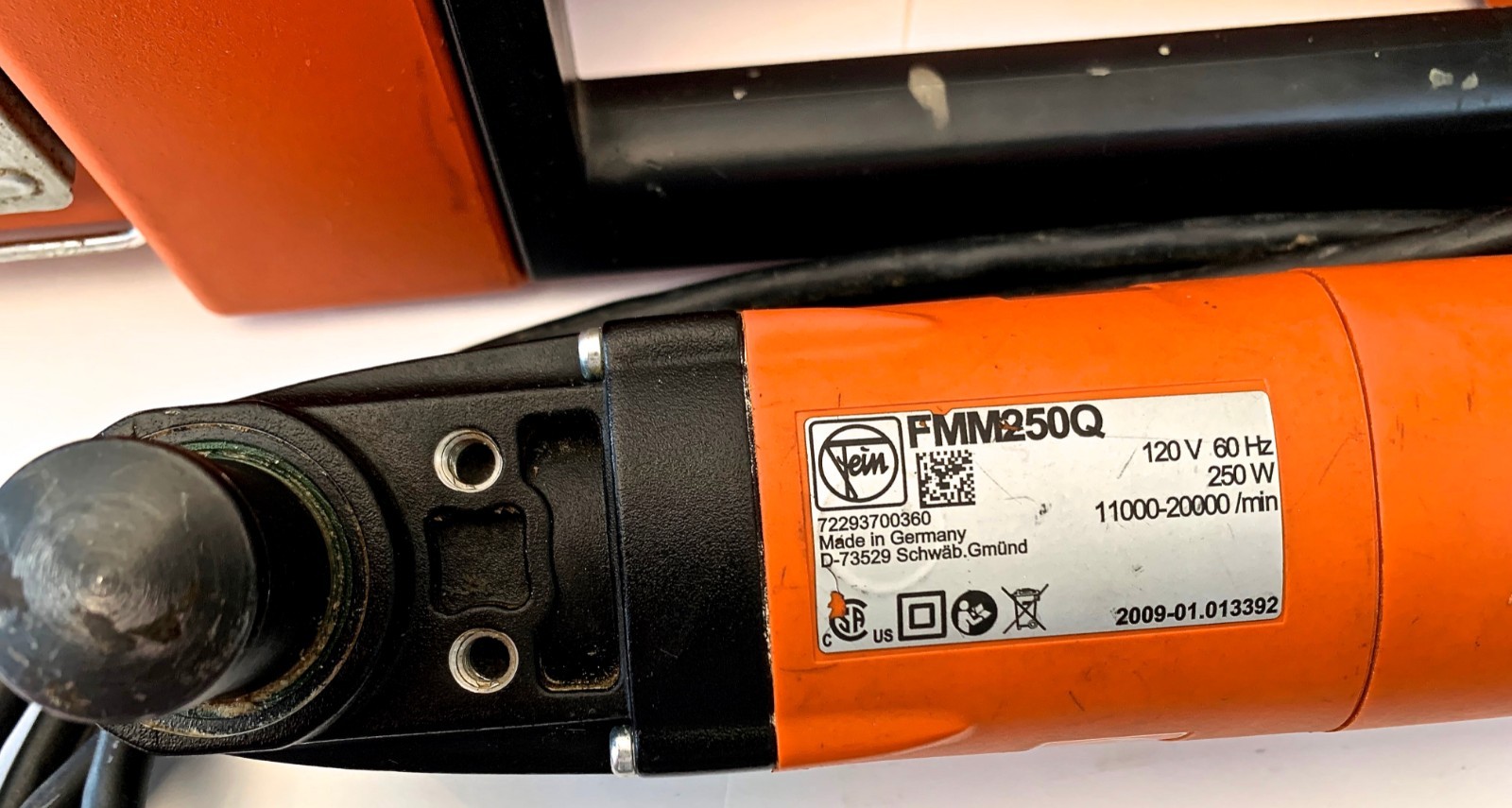 FEIN Multi Master Top FMM 250Q Variable Speed Multi-Tool with Case & Accessories