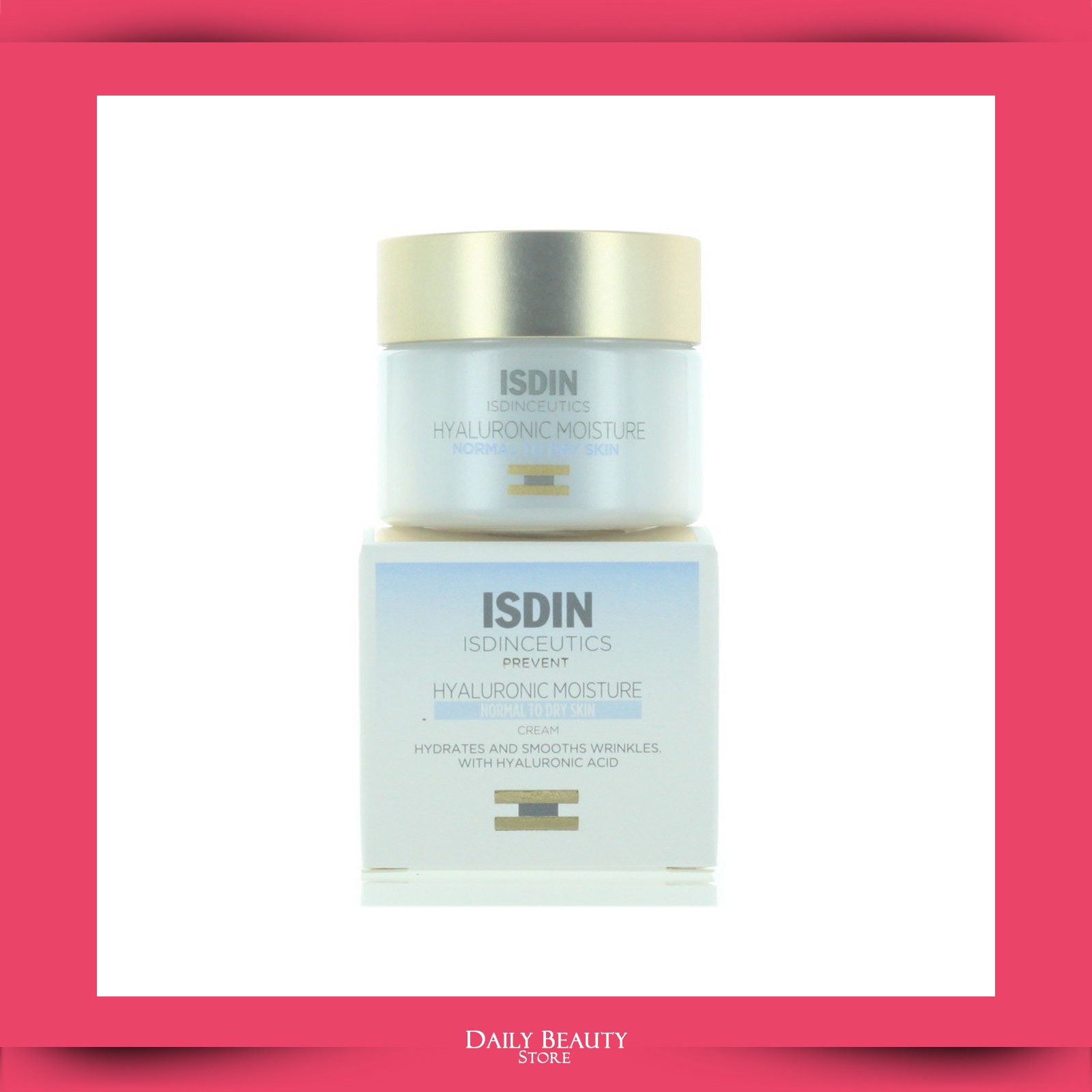 Isdin Hyaluronic Moisture 8g 0.28oz - Normal To Dry Skin NEW FAST SHIP