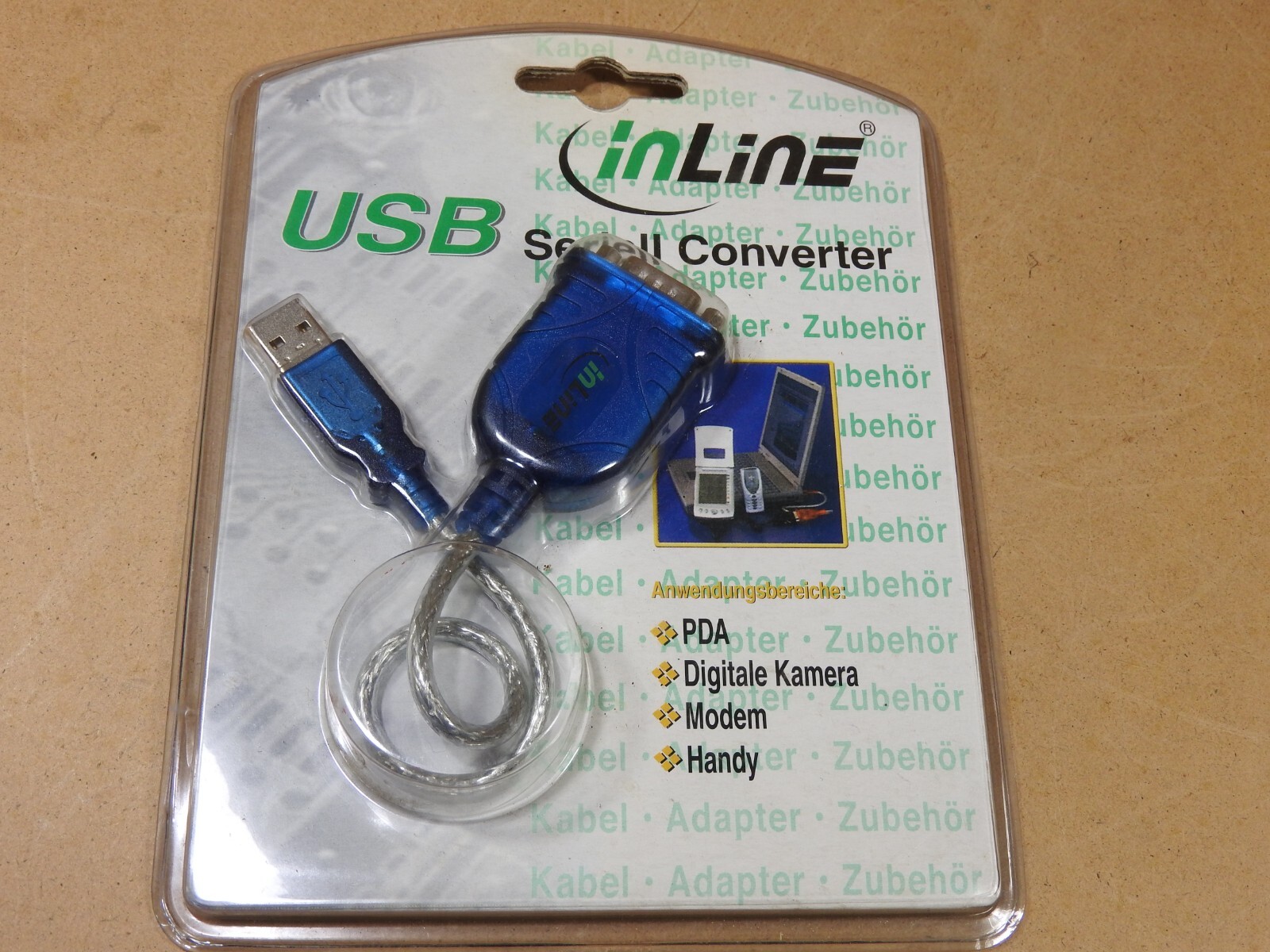InLine 33304 USB to Serial Adapter- New in Package