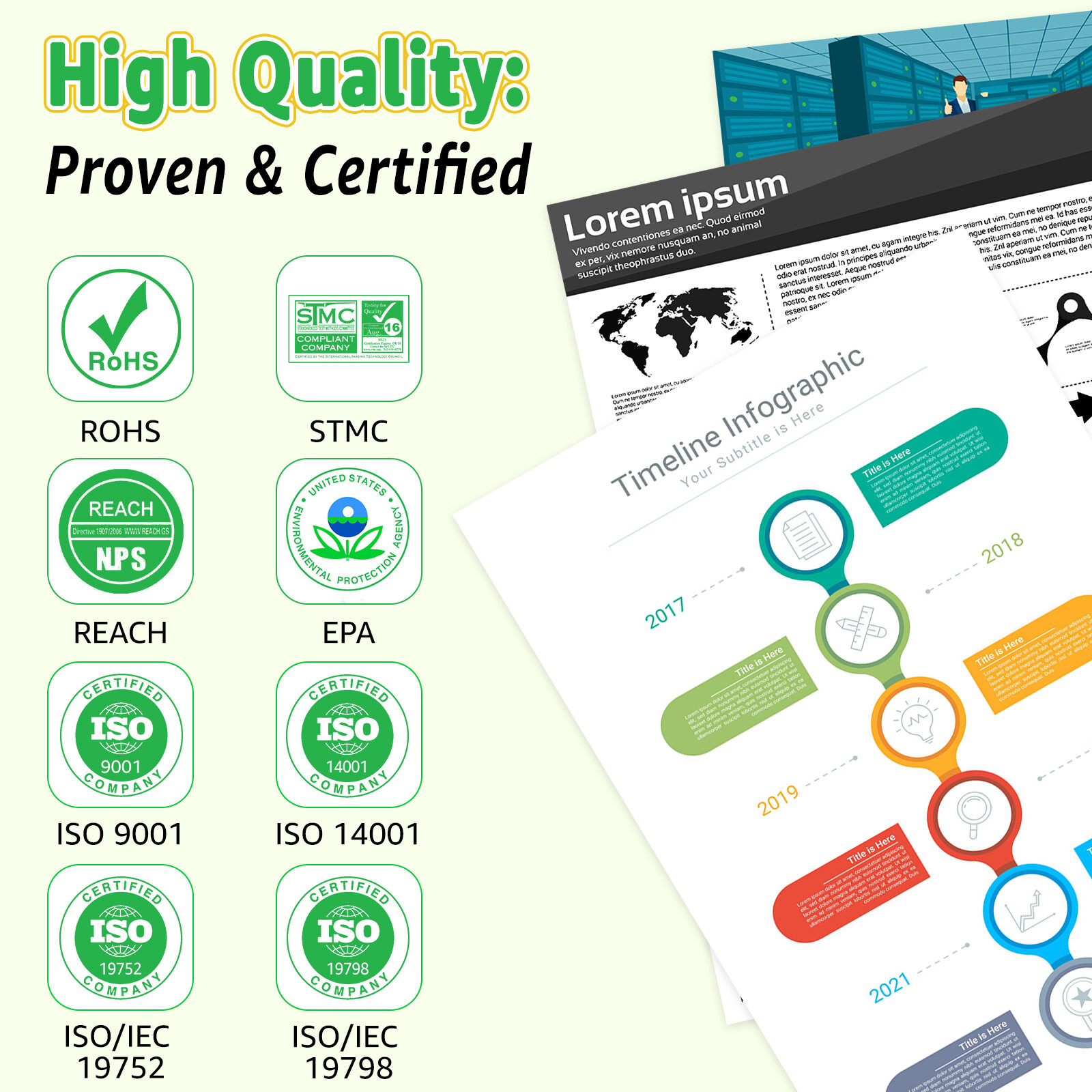2PK Q2610A 10A Toner Cartridge Compatible For HP Laserjet 2300N 2300D 2300DN
