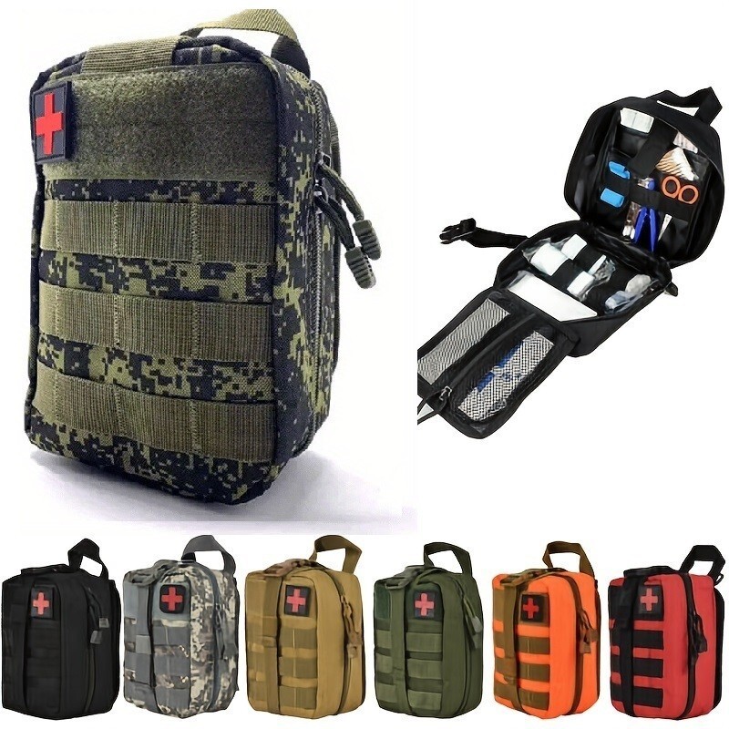 EDC First Aid Kit Bag for Outdoor Hunting Nylon Molle System Pouches Wasit Pack