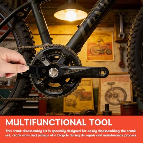 Bike Crank Puller Removal Tools, Bottom Bracket Removal for Bicycle Square