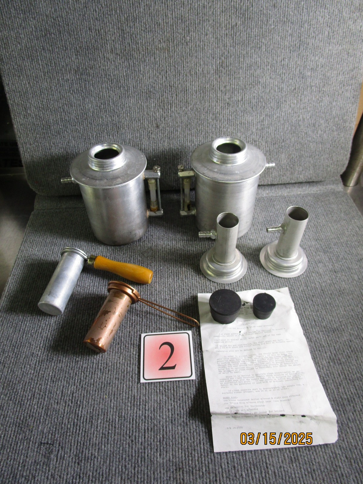 Vintage Morris & Lee Scientific Steam Generator 15-070.