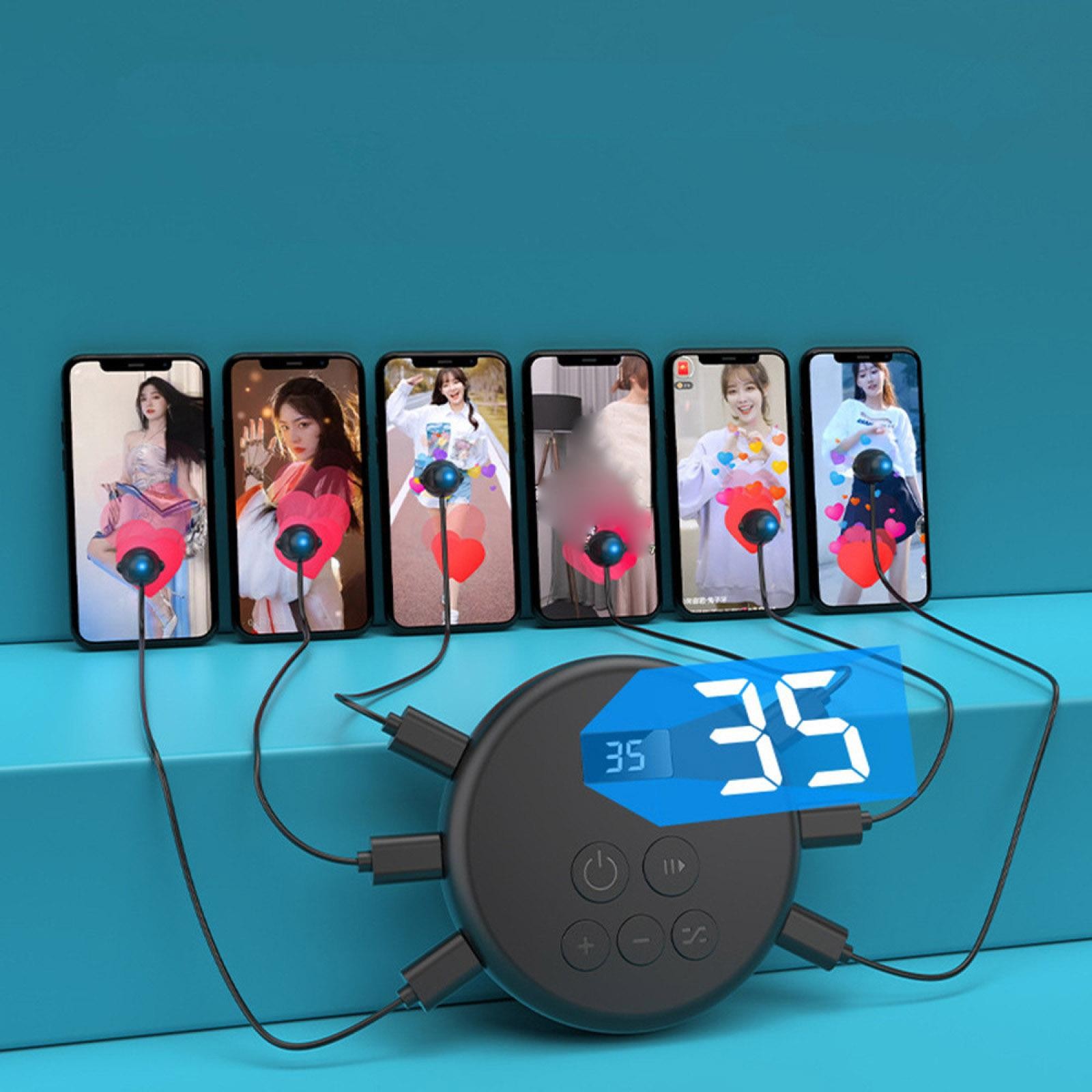 Phone Screen Auto Clicker Simulated Finger Mute Connect Auto Point Device aa