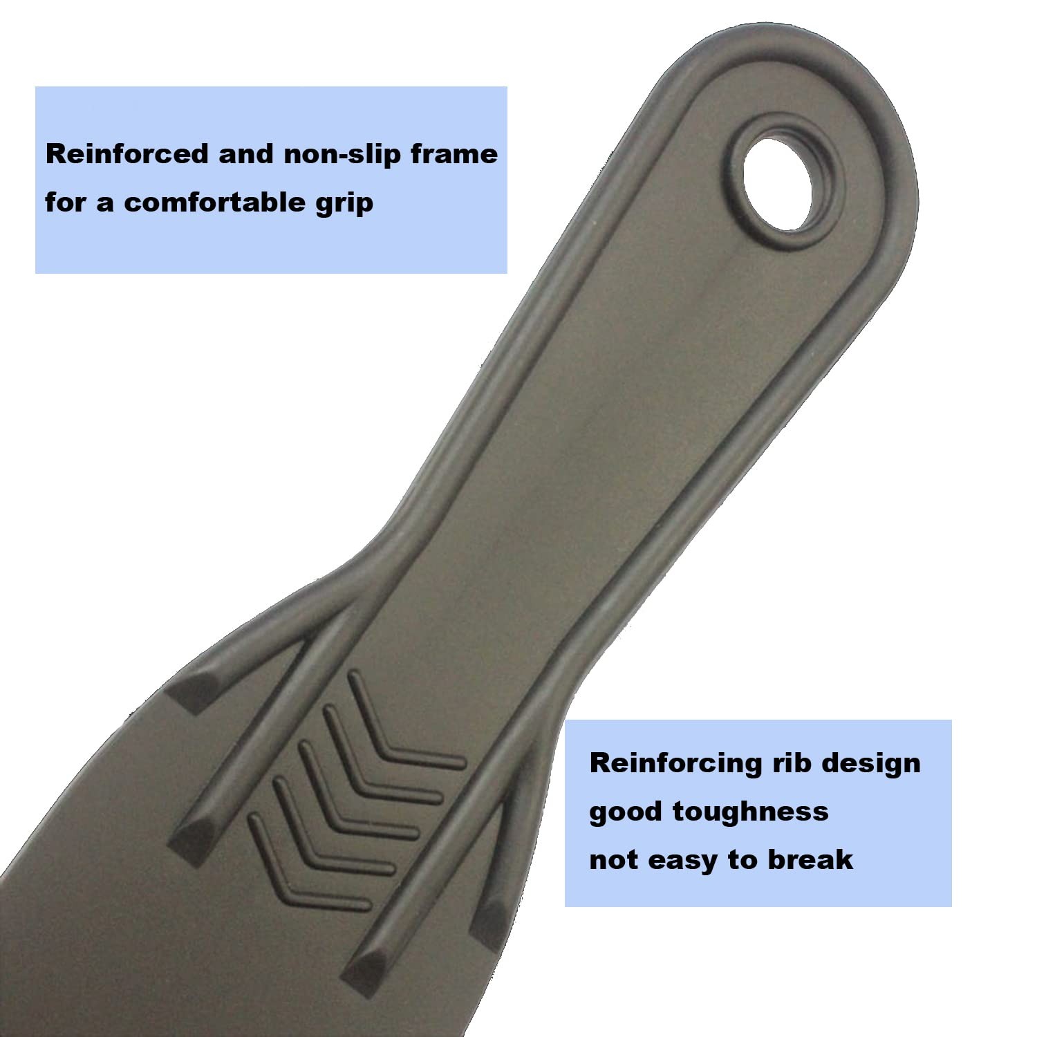 6 Pack Putty Knife, Flexible Plastic Paint Scraper Tool for Spackling,Putty K...