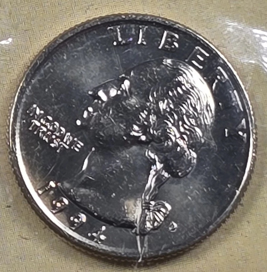 1994 D Washington Quarter 25C Denver Mint Cello Free Shipping Uncirculated