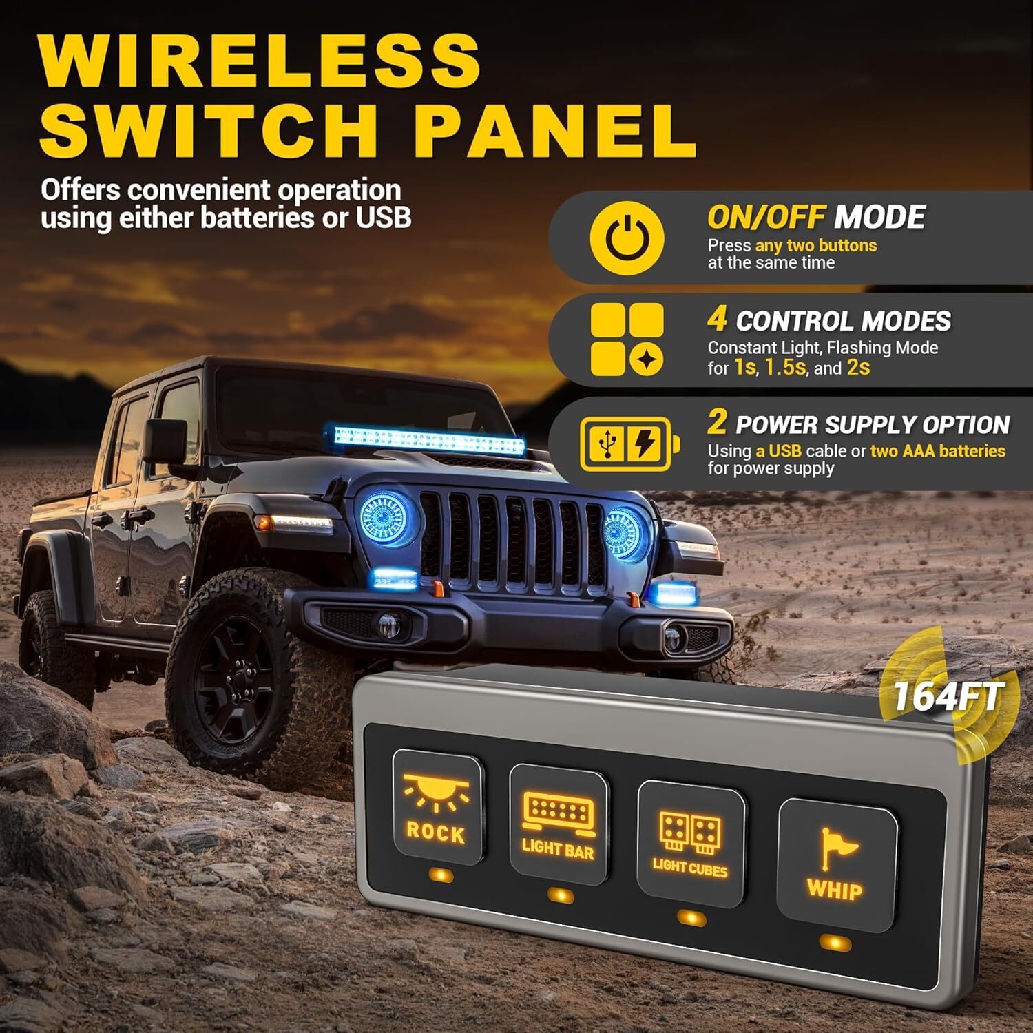 Wireless Switch Panel, 4/6/8/12 Gang LED Light Circuit App/Remote Switch Control