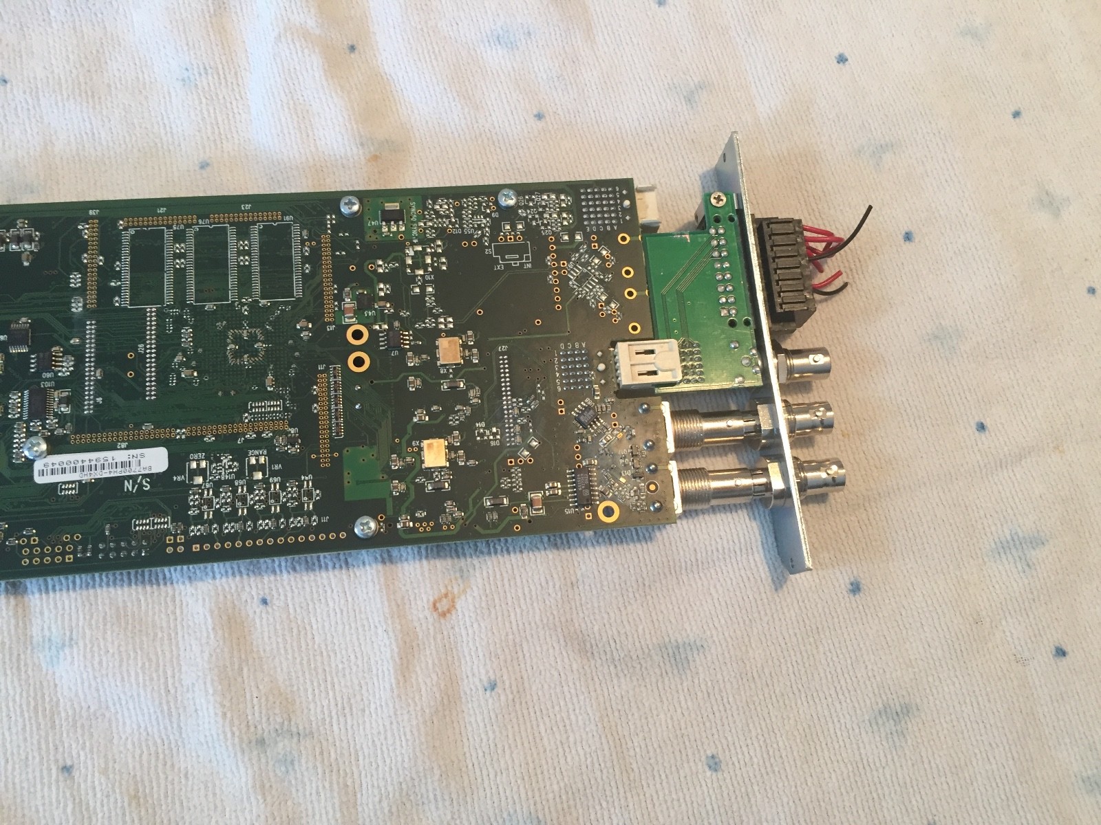 EVERTZ 7721DE4-HD + GPI  And 7721DD4-HD Combo BOARD WITH BACK PLANE