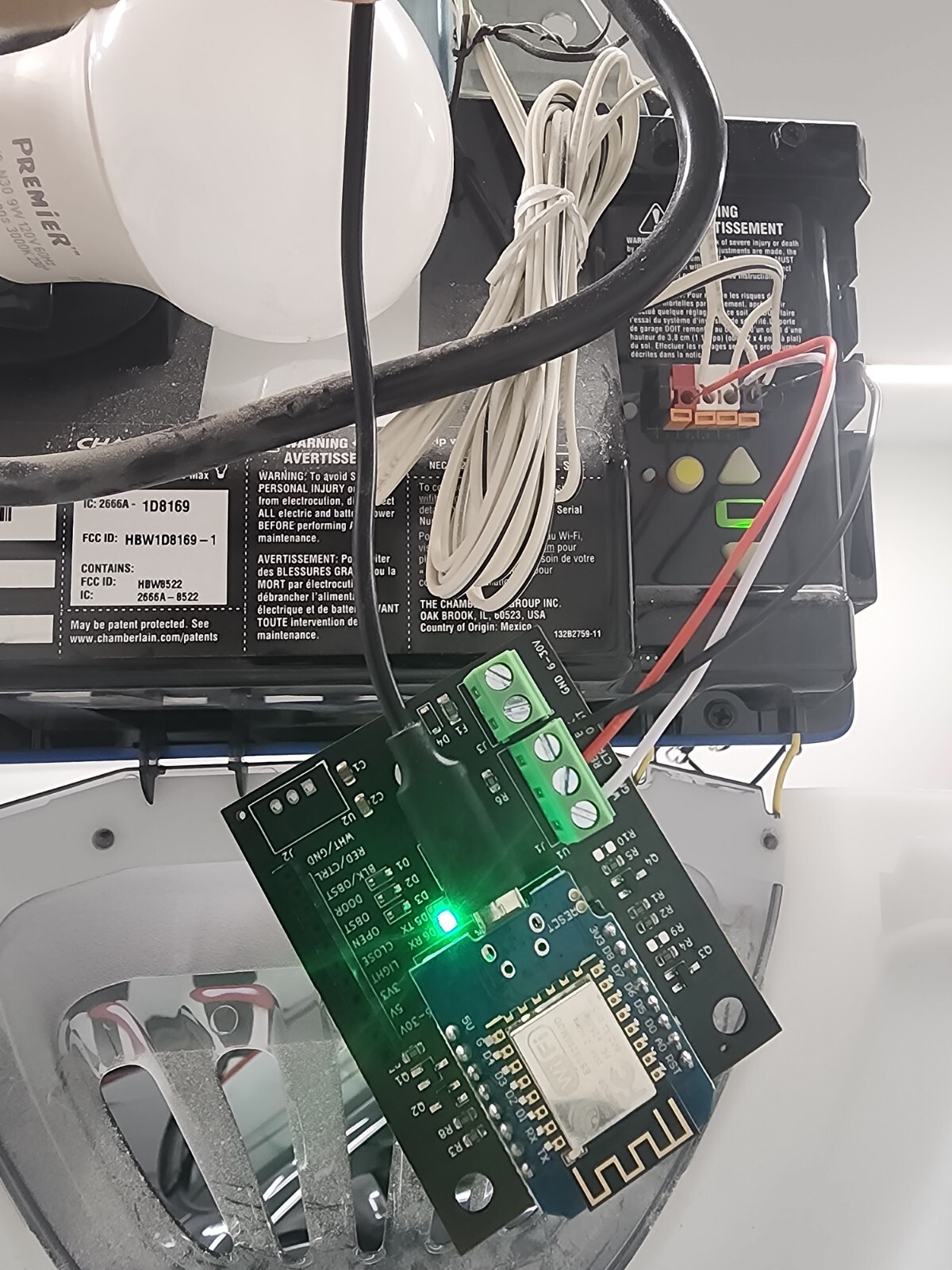 Ratgdo alternative v2.50 w/o transformer Chamberlain - Home Assistant- Home Kit