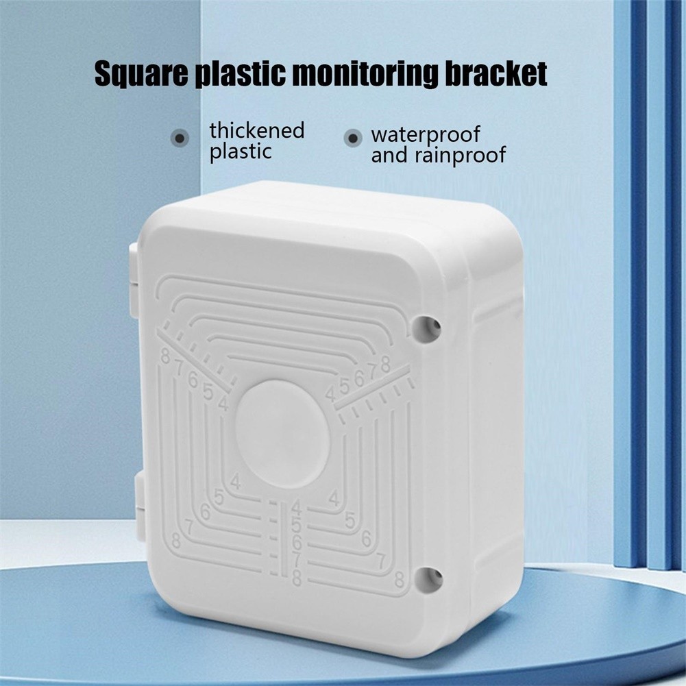 White ABS Waterproof Box for Camera Power Supply and Network Cables For Outdoor