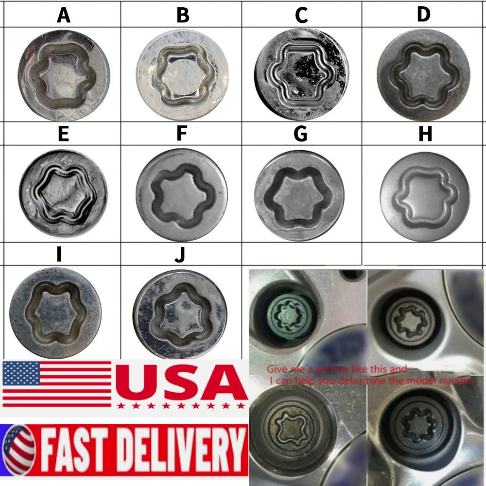 For TOYOTA Lexus Wheel Lock Lug Nut Anti Theft Screw Lugnut Socket Removal Key