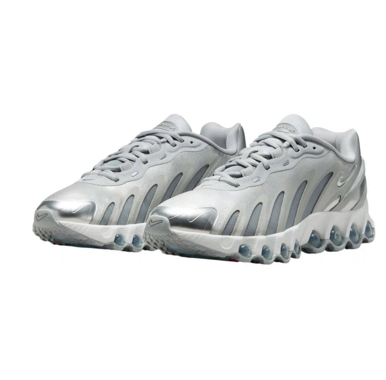 Nike Air Max DN8 Wolf Grey Metallic Silver Low Top Sneaker Lace Up Women size