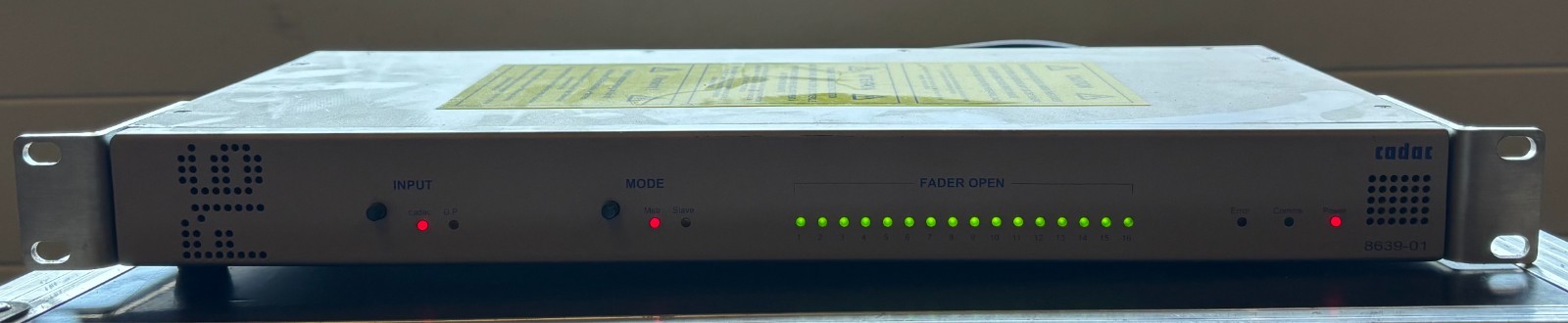 Cadac F16 Fader Interface 8639-01 from J-Type Setup