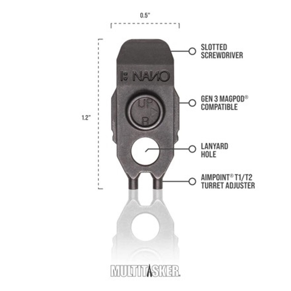 Multitasker Nano Sight Tool Black [MLOK]