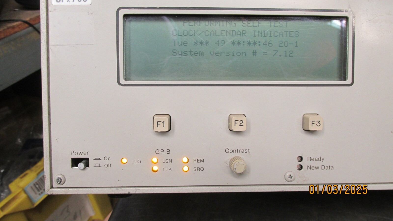 As-is wavetek 8502 peak power meter untested powers on