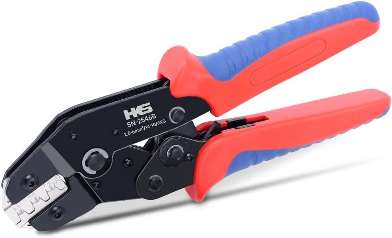 HKS Solar PV Cable Crimping Tool for Solar Connectors, AWG14-10 (2.5/4/6Mm²) - 7