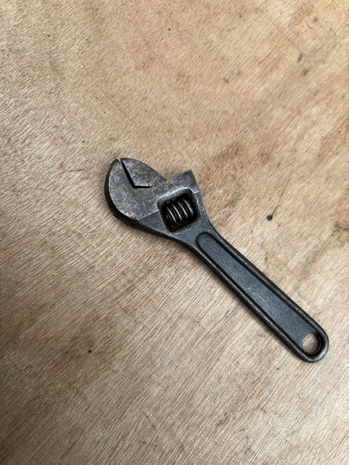VINTAGE Foreign 4” Adjustable Spanner Wrench Spanner TOOL KIT,