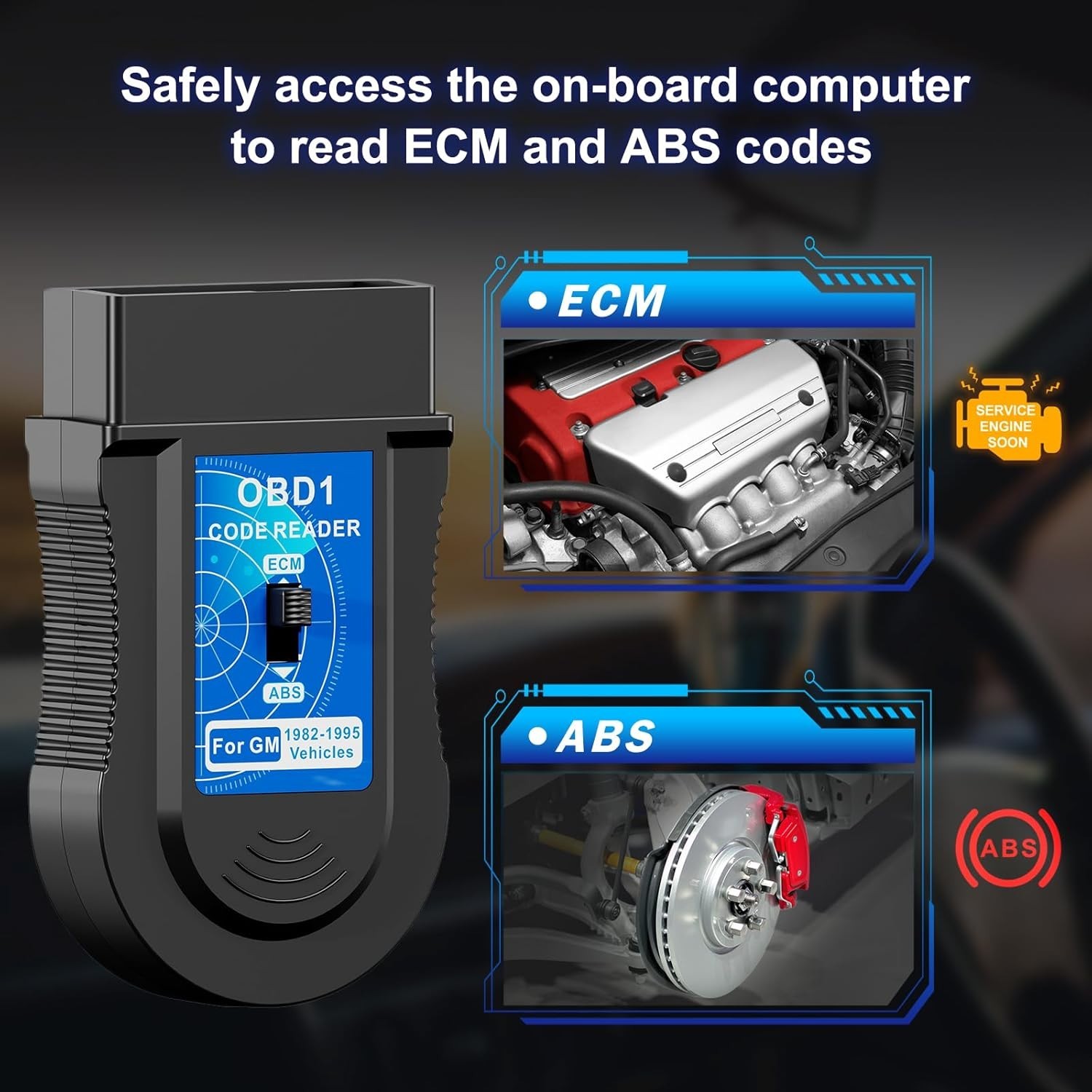 GM OBD1 Scanner Code Reader 1982-1995 ECM ABS Diagnostic Tool JOPLAY