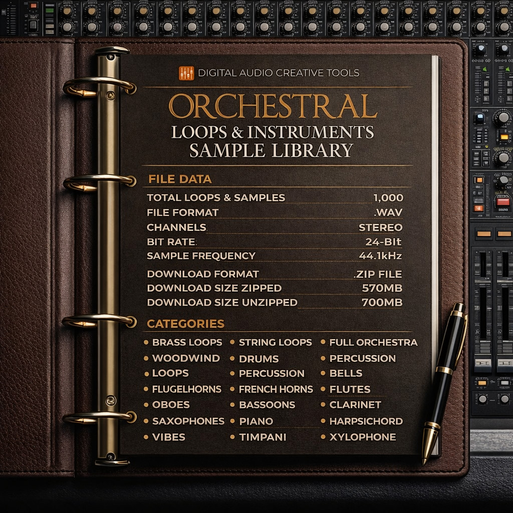 Orchestral Loops & Instruments Sample Library