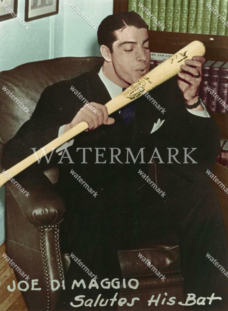 ER169 Joe DiMaggio New York Yankees Baseball 8x10 11x14 16x20 Colorized Photo
