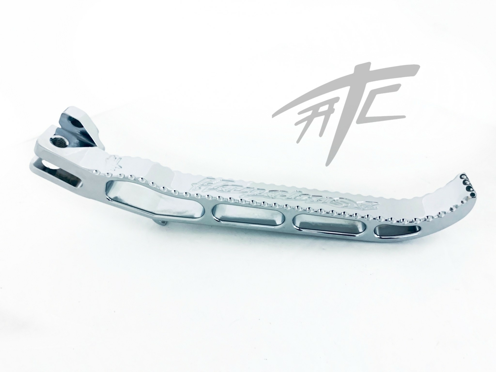 HAYABUSA ENGRAVED CHROME DIAMOND CUT STOCK LNGTH KICKSTAND 2009 SUZUKI HAYABUSA