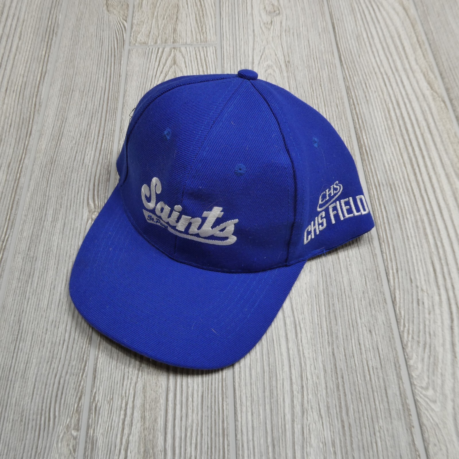St. Paul Saints CHS Field Strap Back Hat Blue Minor League Baseball Cap One Size