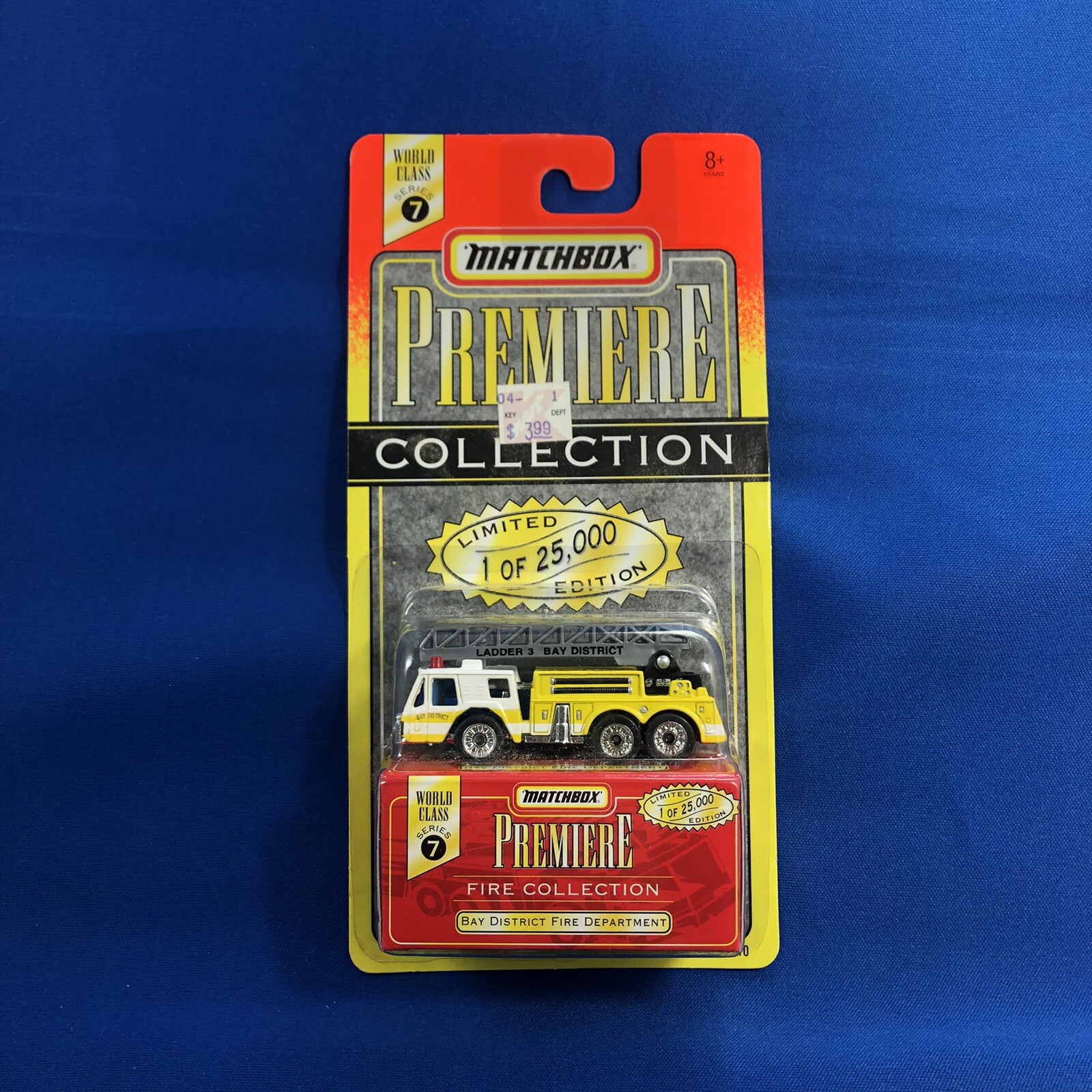 Matchbox Premiere 43302-34310 "Bay District FD" Ladder Fire Truck Unopened
