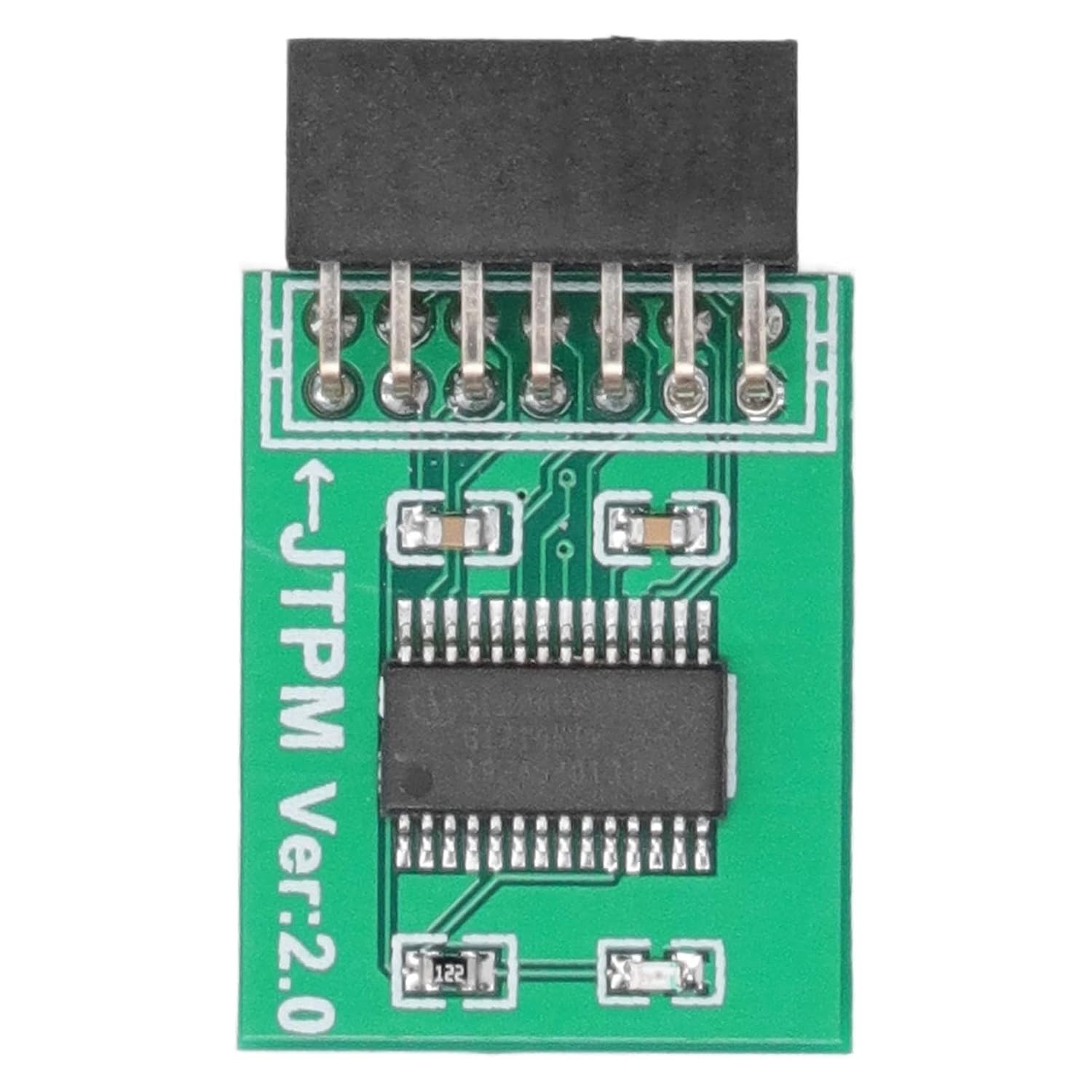MSI TPM 2.0 Module for Win11 - Green Encryption Board, 14 Pin LPC Interface