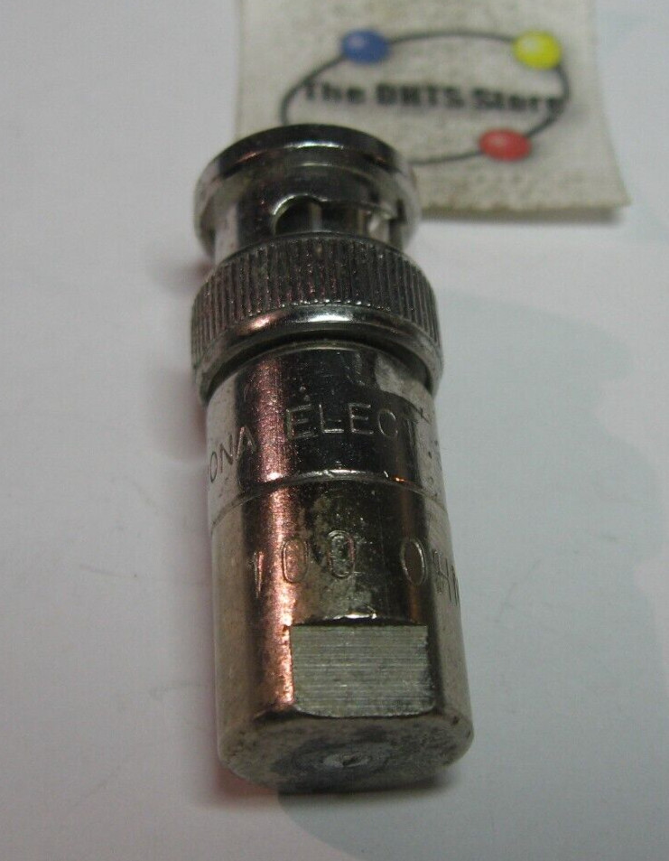 Pomona 3840 BNC Termination 100 Ohm Plug Male 100R - Used Qty 1