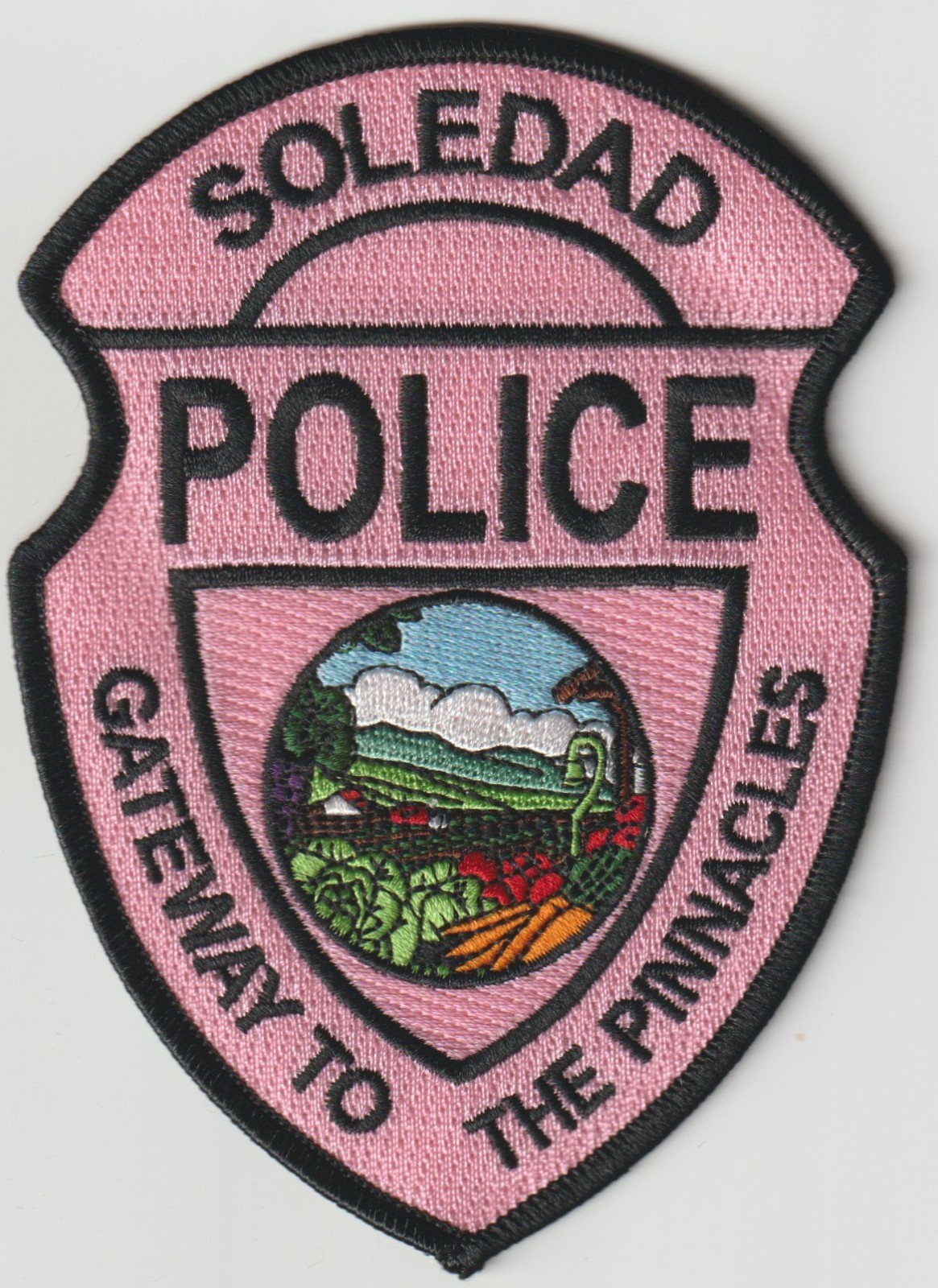 Soledad, California Police Pink Patch - Breast Cancer Awareness!