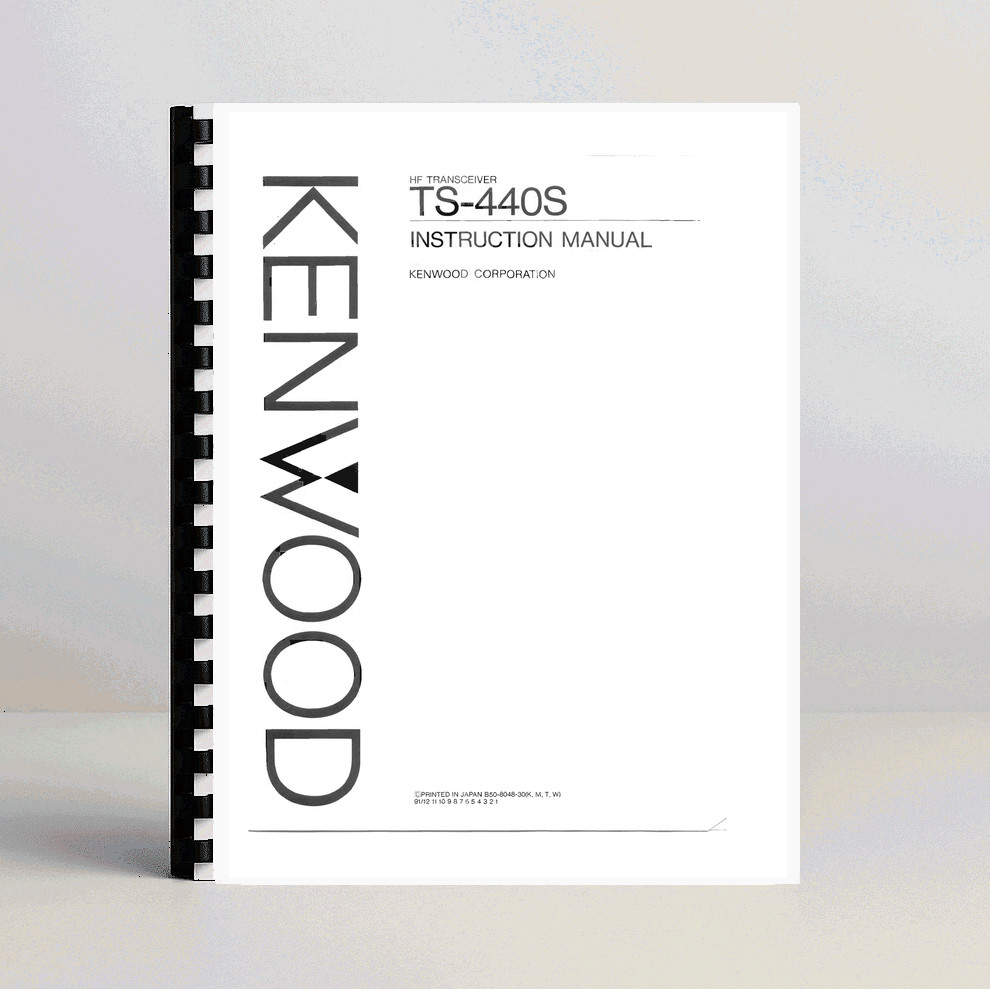 Kenwood TS-440S Instruction Manual