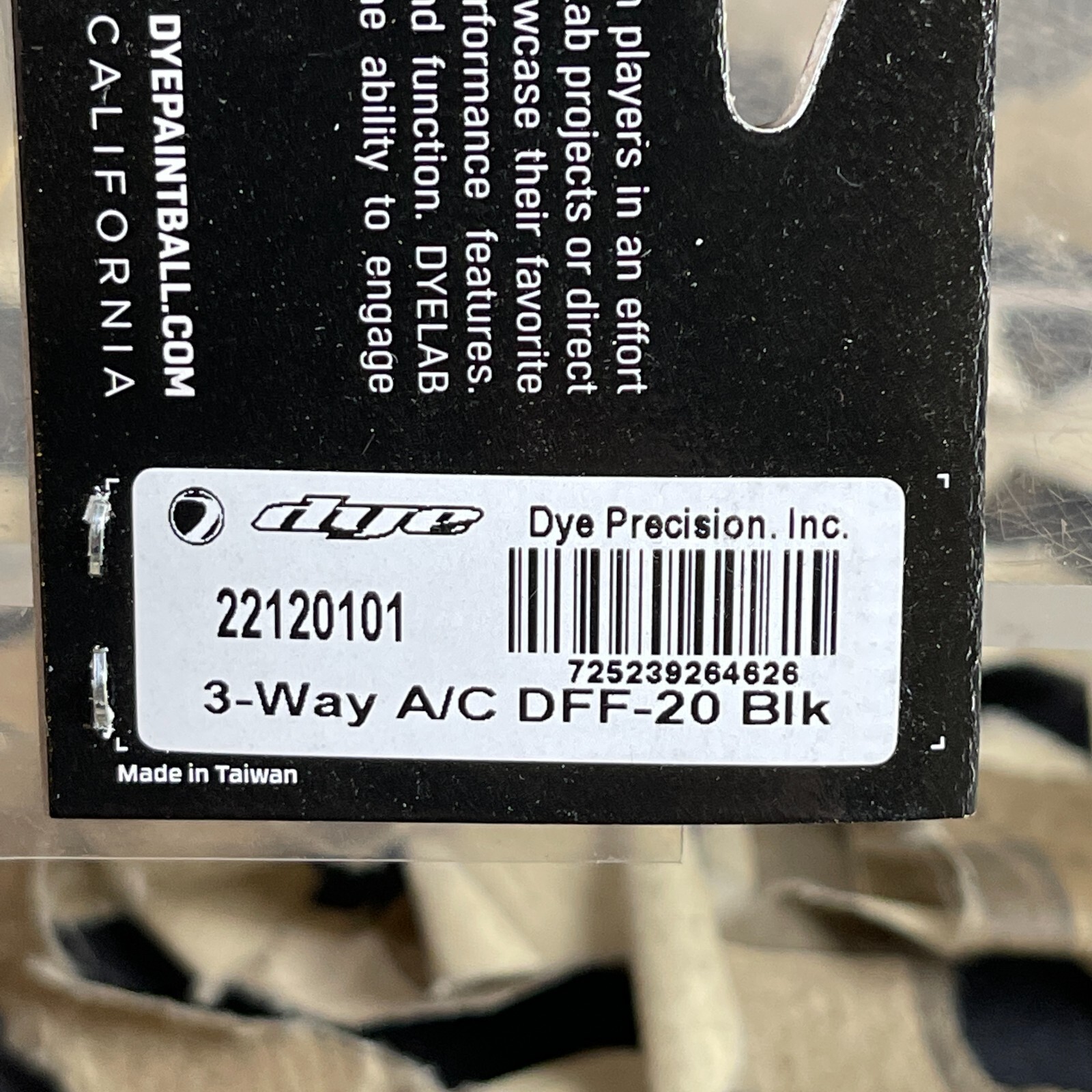 NEW Dye DFF-20 Autococker 3-Way - Polished Black