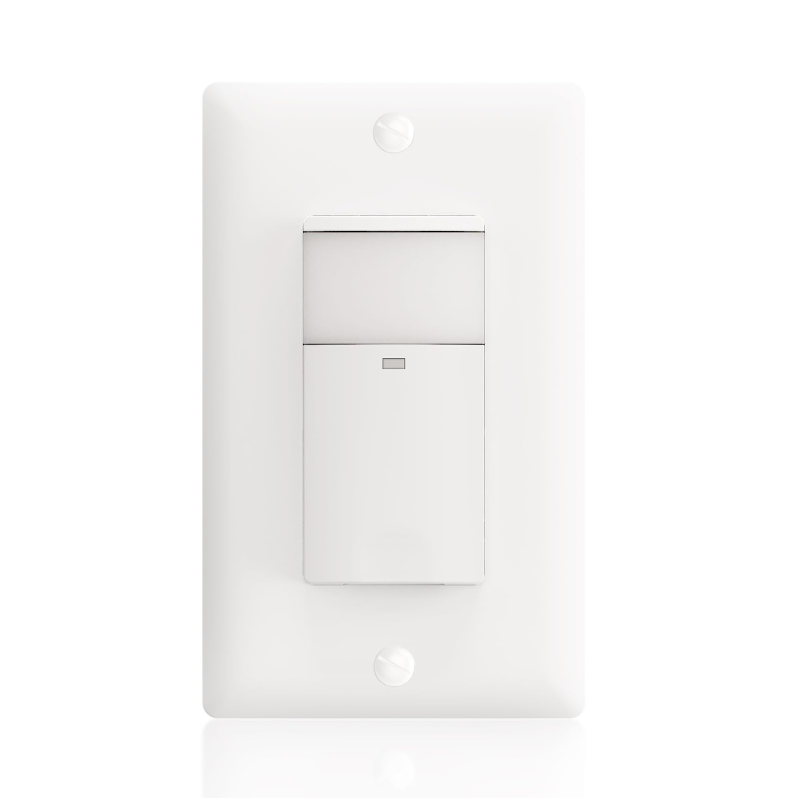 ECOELER Motion Sensor Light Switch, PIR Detection Wall 1 - Pack, White