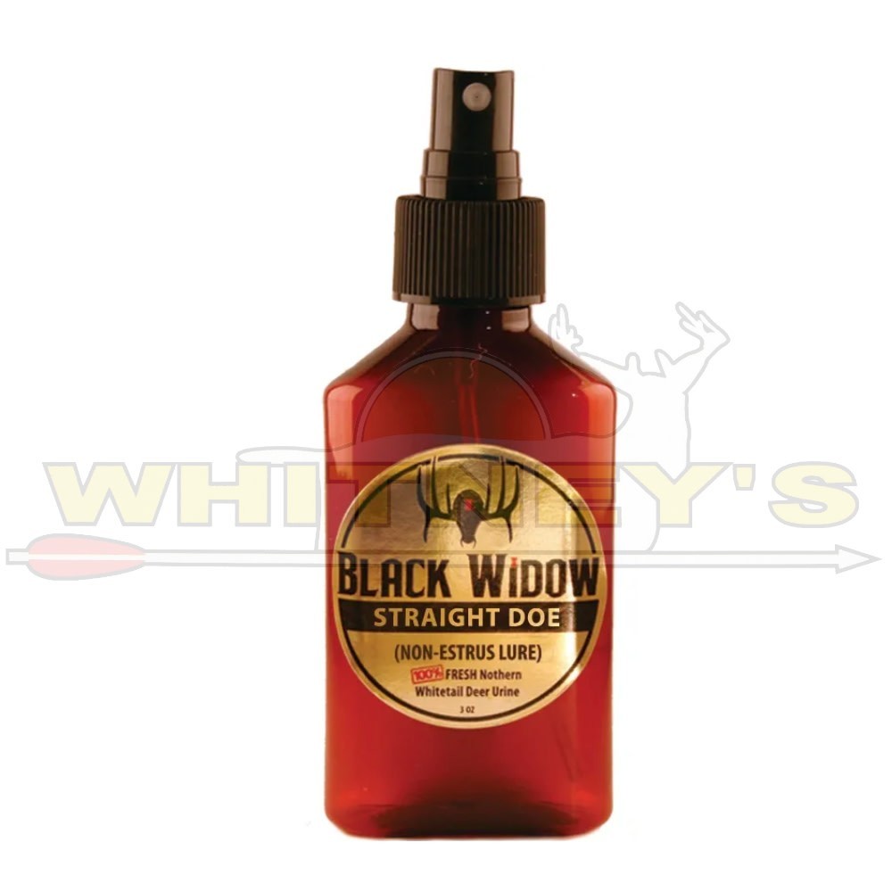 Black Widow Deer Lures Northern (Gold) - Straight Doe - 3oz. - G0052