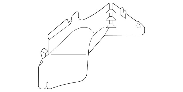 Genuine Nissan Quarter Panel Splash Shield 93831-EZ00A